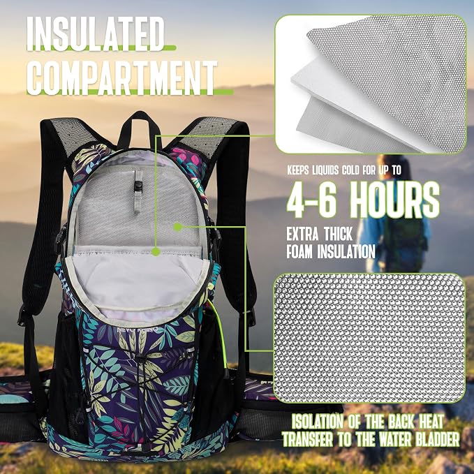 N NEVO RHINO Hydration Backpack, 18L Multipurpose Hiking Backpack - Image 3