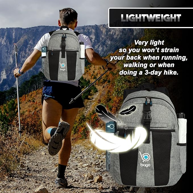 Bago Lightweight Small Hiking Backpack - Image 6