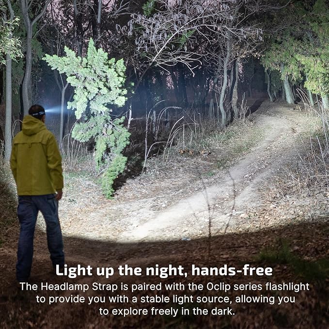OLIGHT Oclip Pro EDC Flashlight Clip-on Light Bundle Oclip Series Headlamp Strap - Image 9