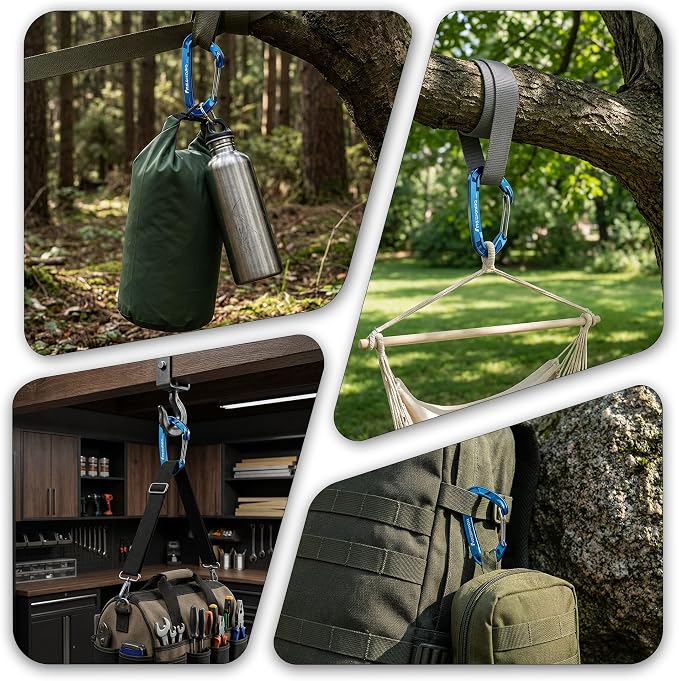 FresKaro 15kN-3372lbs Heavy Duty Wiregate Carabiners, Reliable Time-Tested - Image 4