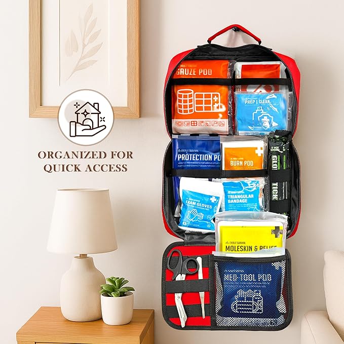 Everlit Care 380 Pcs First Aid Kit All-Purpose Medical Essential Kit - Image 2