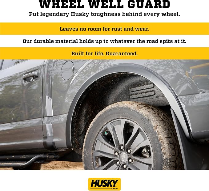 Husky Liners - Rear Wheel Well Guards | 2015-2020 Ford F-150 - Black - Image 2