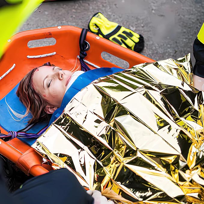 General Medi Emergency Blanket, Emergency Gold Foil Blanket– Perfect - Image 5