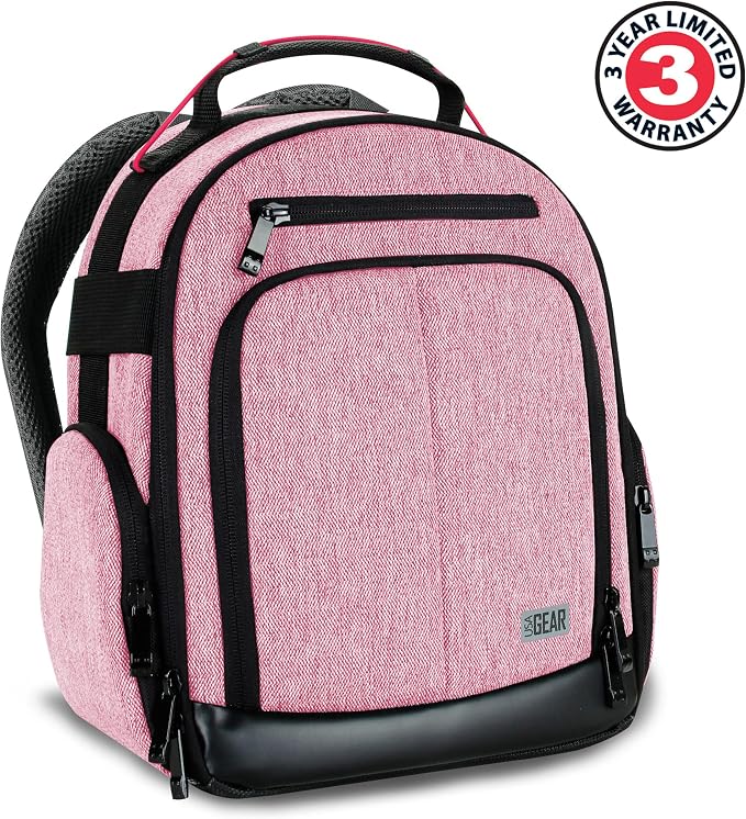 USA Gear Audio Equipment Backpack Fits Audio-Technica System 10, Shure BLX4 - Image 6
