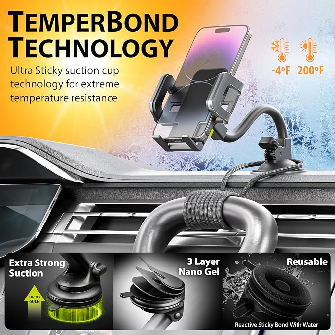 Bracketron TripGrip Window and Vent Mount, GPS Car Mount, Windshield Cell Phone - Image 5
