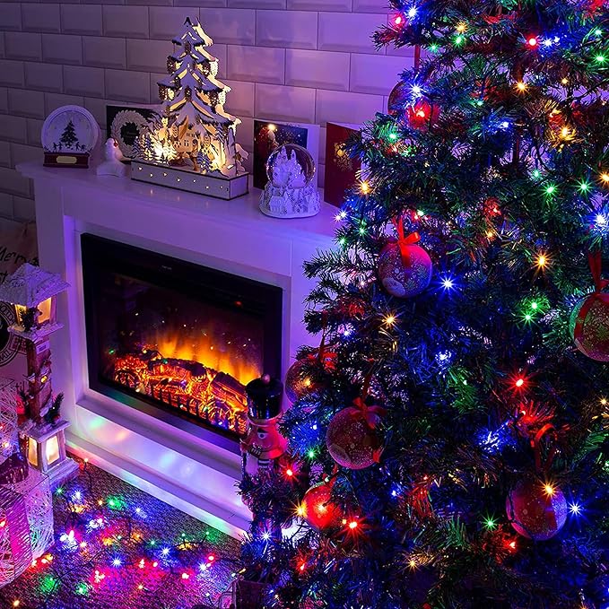 Dazzle Bright Multi-Colored Christmas String Lights, 82ft 1000 LED Waterproof - Image 3