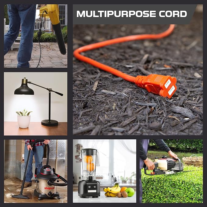 Iron Forge Cable 50 ft Outdoor Extension Cord 2 Prong, 16/2 SJTW Weatherproof - Image 6