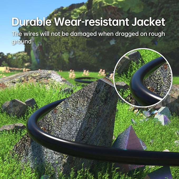 PlugSaf 16 Gauge 100 FT Extension Cord Outdoor Waterproof, 16/3 SJTW Cold - Image 6