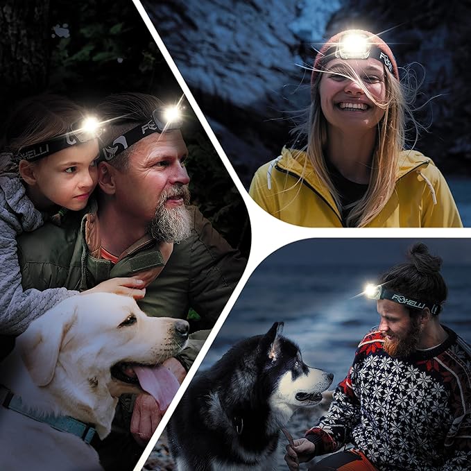 Foxelli LED Headlamp Flashlight - Image 6
