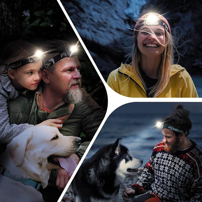 Foxelli LED Headlamp Flashlight - Image 6
