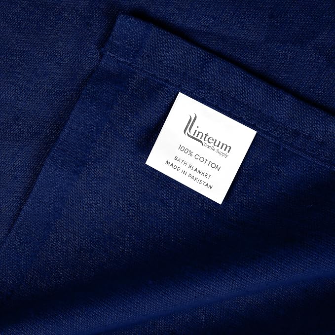 Linteum Textile Supply 100% Cotton Hospital Patient Bath Blanket, Bed Bath Sheet - Image 5