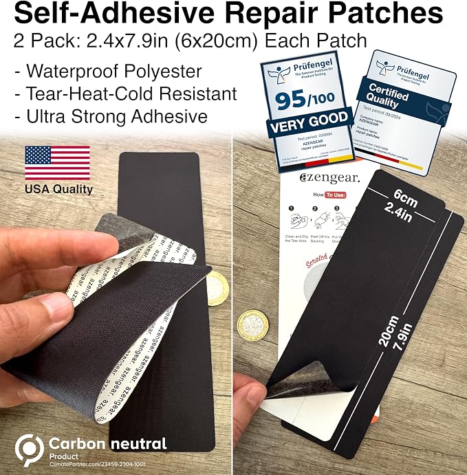 aZengear Jacket Repair Patches - Image 2