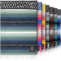 Hydration Nation Authentic Large Handwoven Mexican Blanket by ZulayKitchen
