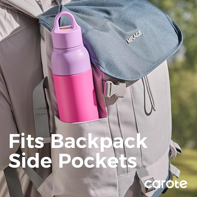CAROTE 19 oz One-Click Open Insulated Water Bottle & 21 oz Tumblers - Image 6