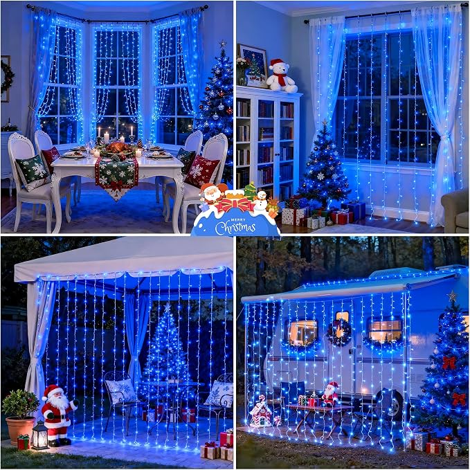JMEXSUSS 300LED Curtain Lights - Image 6