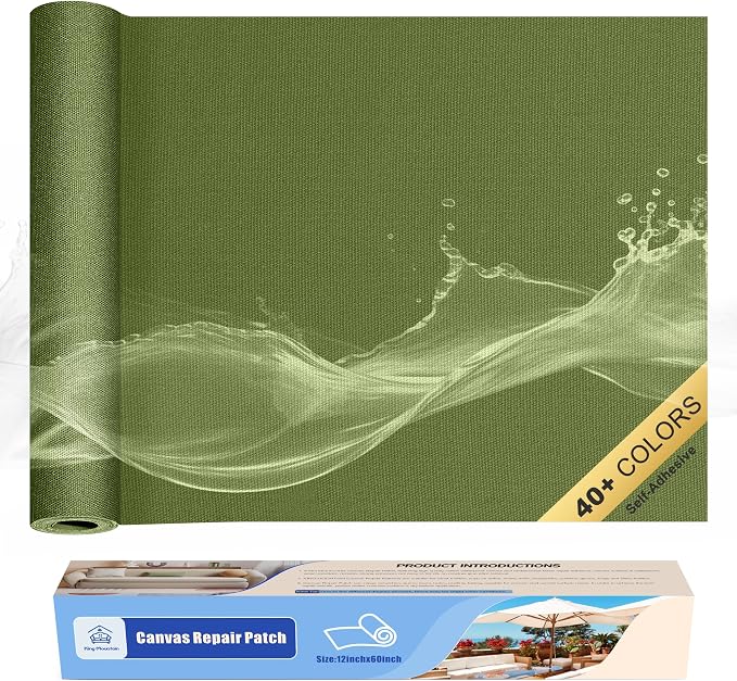 KING MOUNTAIN Canvas Repair Tape, Outdoor Gear Patch, 12×60 Inches, Waterproof by ForABetterHomeLife