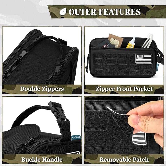 PAVILIA Extra Large Tactical Toiletry Bag - Image 4