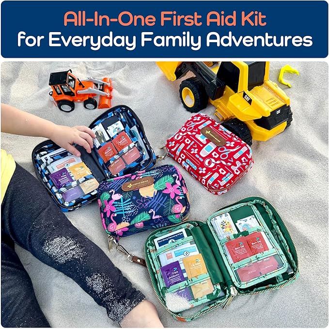KeepGoing Travel First Aid Kit for Kids – 130 Pc. for Car, Diaper Bag & Backpack - Image 2