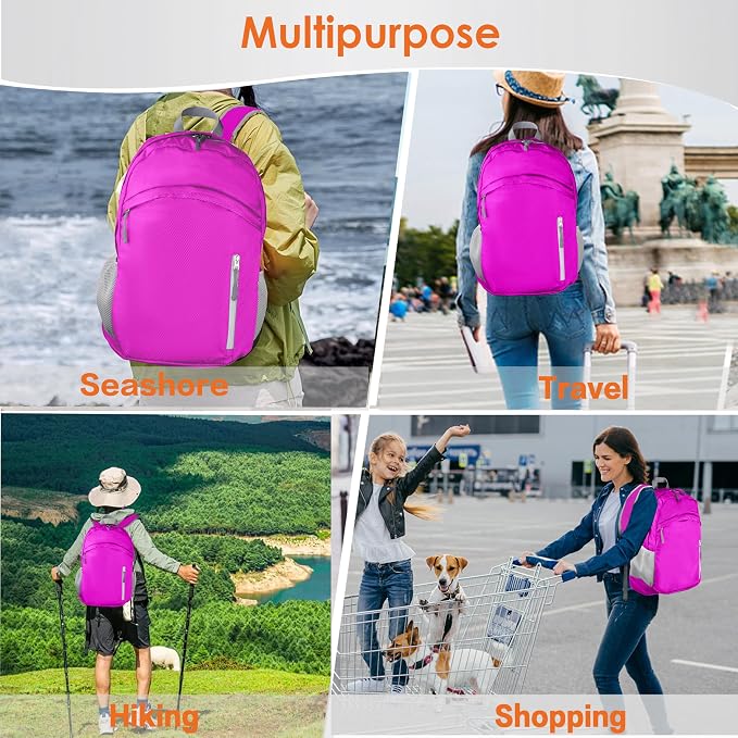 Waterproof Foldable Backpack Dry Storage Lightweight Daypack 35L Outdoor - Image 5