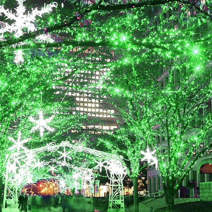 HOME LIGHTING 200 LED 66FT Christmas String Lights, St Patricks Day Fairy Lights - Image 2