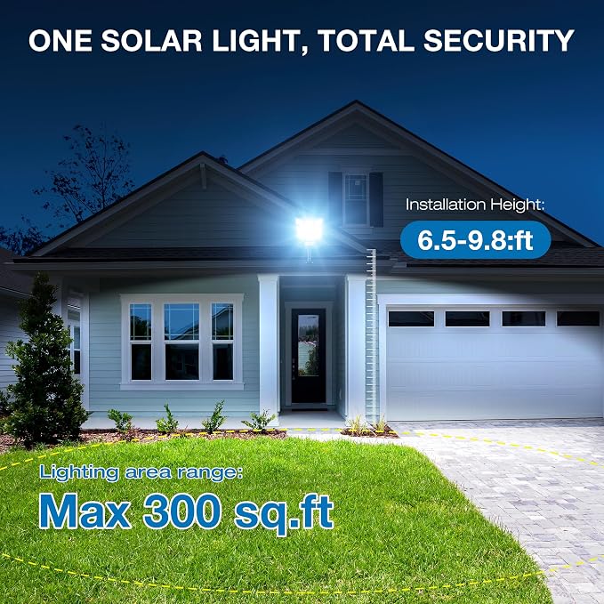 Solar Street Lights Outdoor Waterproof, 6500K LED Dusk to Dawn Solar Light - Image 7