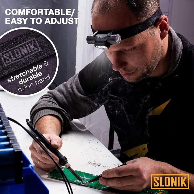 SLONIK Rechargeable Headlamp for Adults - Image 6