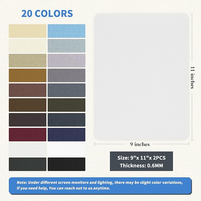 KING MOUNTAIN Canvas Repair Patch 9 x11 Inch 2 Pcs Self-Adhesive Waterproof - Image 2