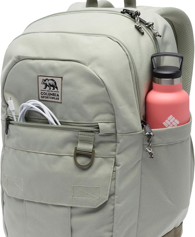 Columbia Unisex Buxton 26L Backpack, Safari/Stone Green, One Size - Image 9