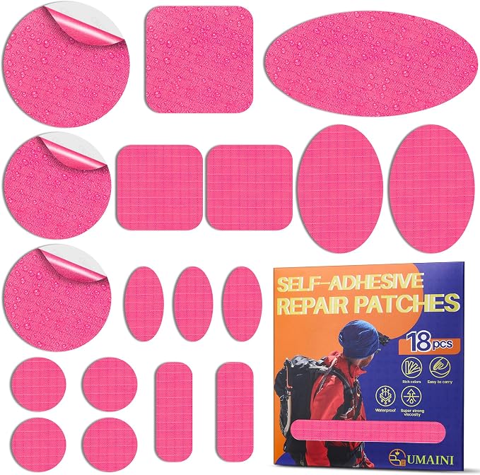 Down Jacket Repair Patch Kit, Outdoor Gear Tenacious Repair Tape, Self Adhesive by Unknown