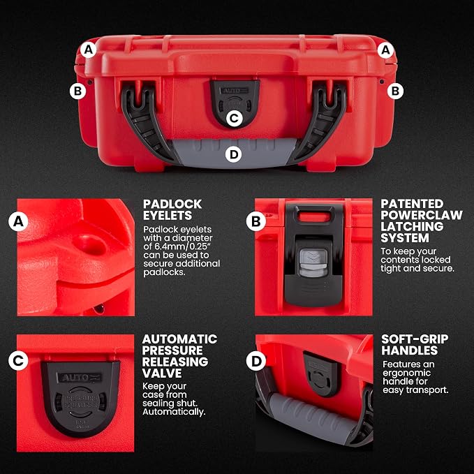 NANUK 903 Waterproof First Aid Box Empty - Image 4
