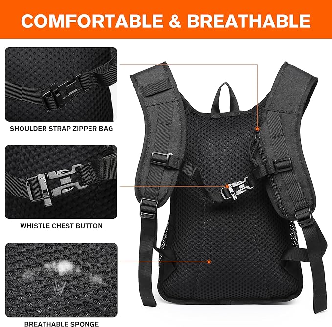 wotony Hydration Backpack with Water Bladder - Image 6