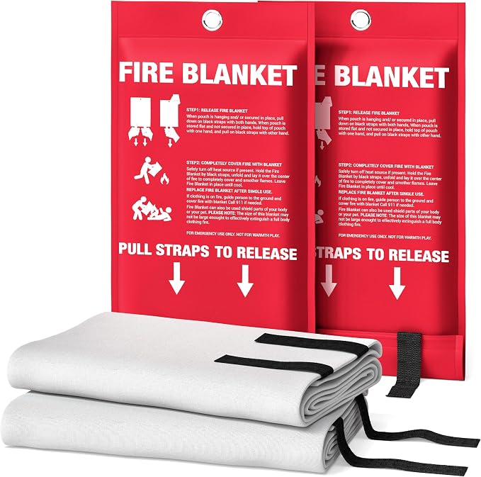 National Park Foundation Partner Emergency Fire Blanket, 40”x40” UM9 Fiberglass by KlearConcepts