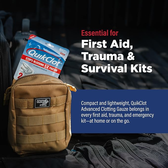 Adventure Medical Kits QuikClot Advanced Clotting Gauze - Image 8