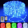 Ollny Rope Lights Outdoor Color Changing, 66FT 200 LED Waterproof Plug in by Ollny