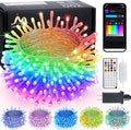 JMEXSUSS 200 LED RGB String Light 66ft Outdoor Indoor, Color Change Christmas by JMEXSUSS