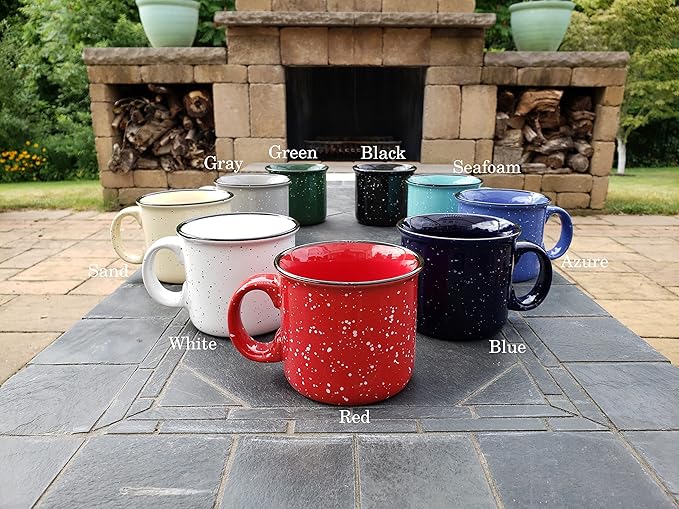 14oz Ceramic Campfire Coffee Mug - Image 6