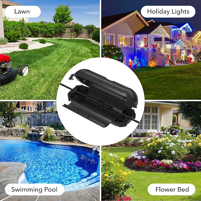 Outdoor Extension Cord Cover Waterproof, BN-LINK Outdoor Plug Protector - Image 7