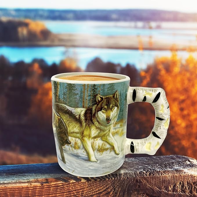 Rivers Edge Products 3D Ceramic Coffee Mug - Image 7