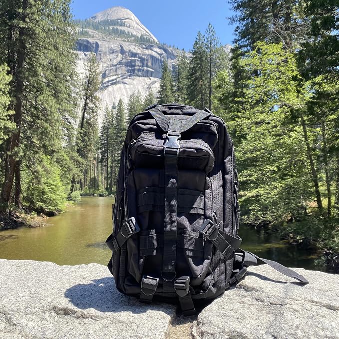 30L Black Tactical Backpack - Image 5
