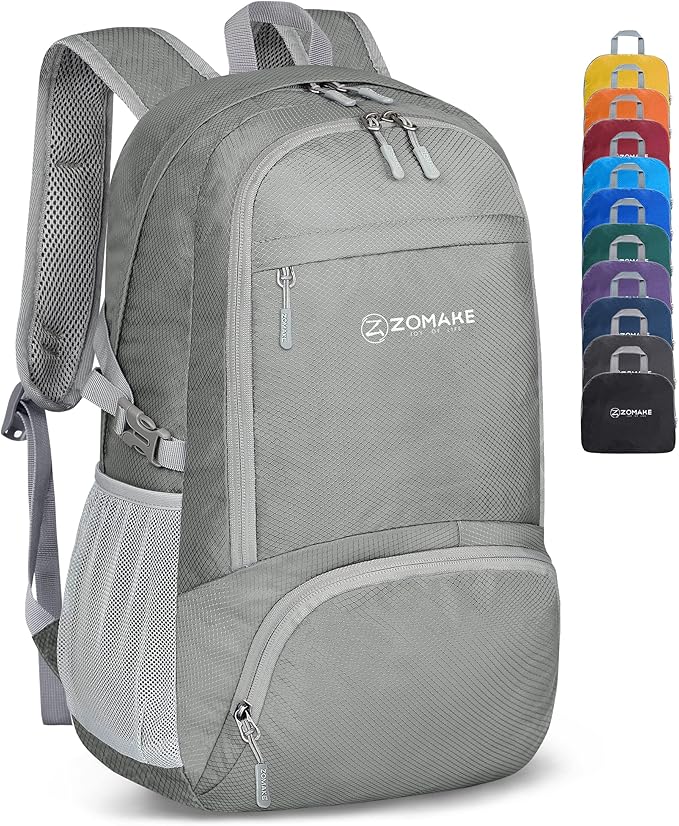 ZOMAKE Lightweight Packable Backpack 30L, Foldable Hiking Backpacks Water by ZOMAKE