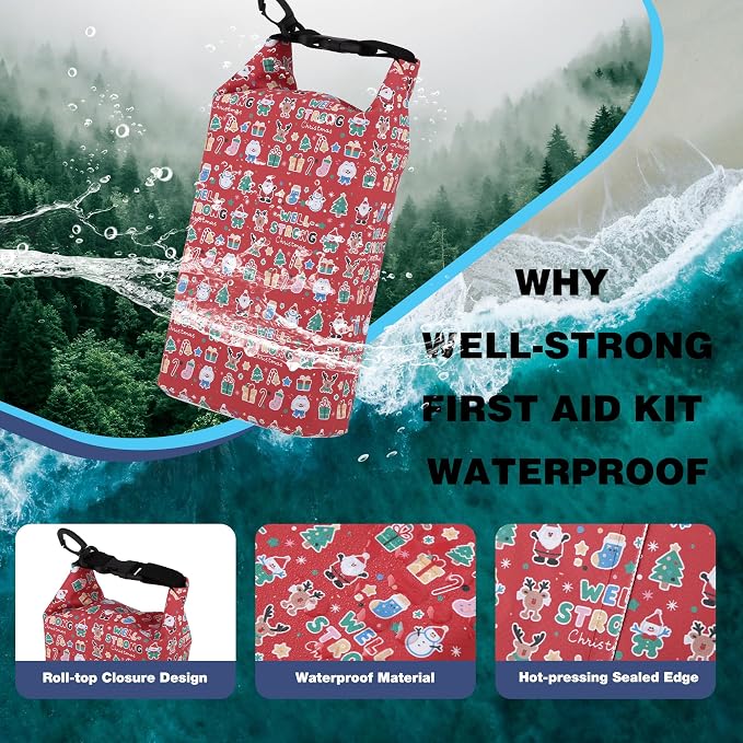 Boat First Aid Kit Waterproof, WELL-STRONG Marine Emergency Kit - Image 2