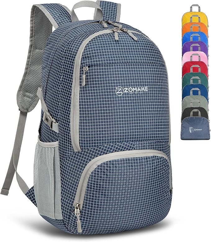 ZOMAKE Lightweight Packable Backpack 30L, Foldable Hiking Backpacks Water by ZOMAKE