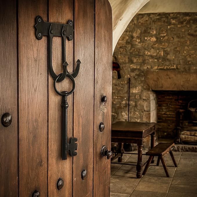 Mystic Colonial Rustic Cast Iron Wall Hanger – Heavy Duty Retro Utility Hooks - Image 7
