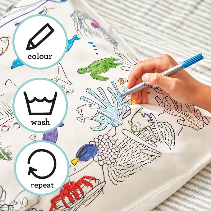 eatsleepdoodle - Coloring Pillowcase - Image 5