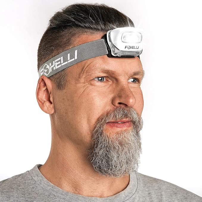 Foxelli LED Headlamp Flashlight by FOXELLI
