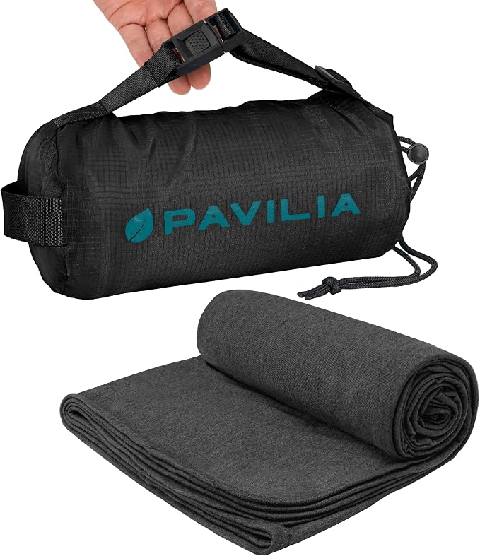 PAVILIA Travel Blanket Airplane Compact by PAVILIA