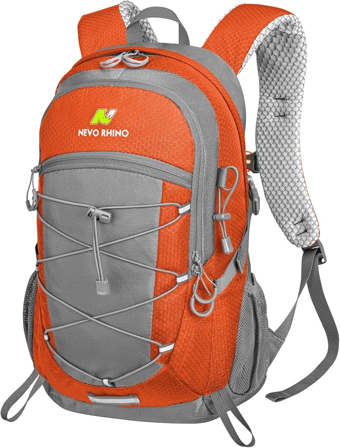 N NEVO RHINO Hiking Backpack 20L Water Resistant Outdoor Day Pack, Lightweight by NNEVORHINO