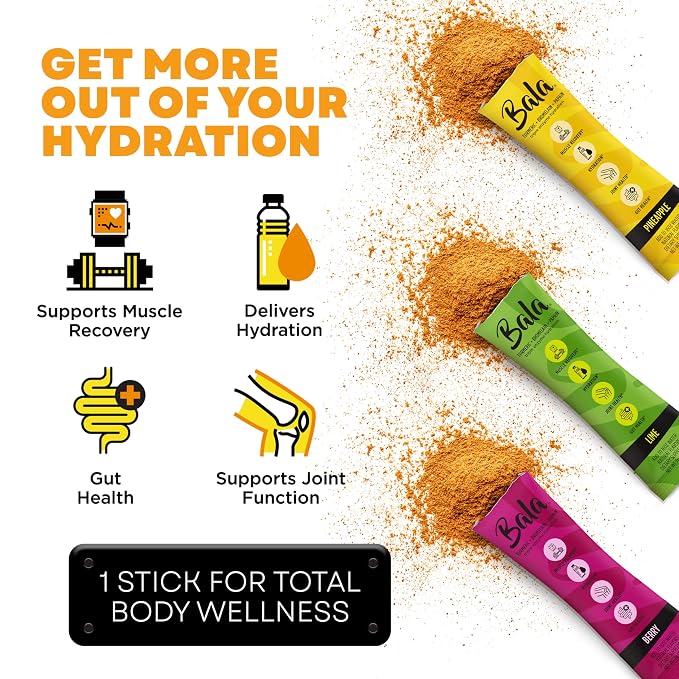 Bala Total Body Wellness Drink Mix, Hydrate & Recover Variety Pack, Lime & Berry - Image 4