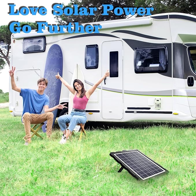 POWOXI-Upgraded-20W-Solar-Battery-Charger-Maintainer, External Smart 3-Stages - Image 7