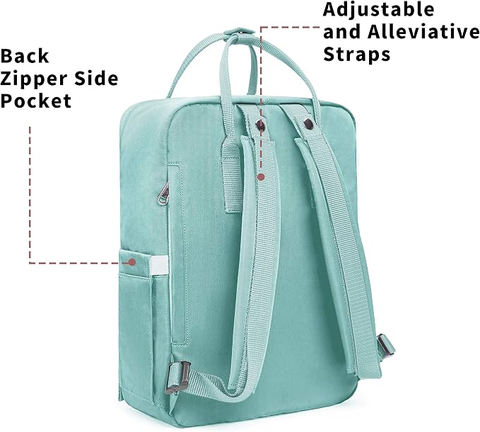 KALIDI Casual Laptop Backpack 15 Inches Classic Camping Rucksack Travel Outdoor - Image 4